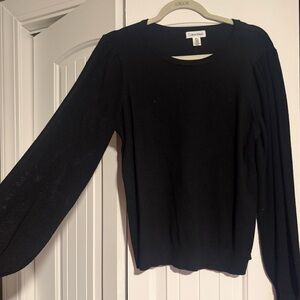 Calvin Klein Classic Black Knit Top